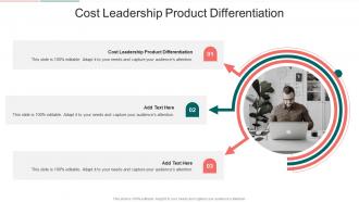 Cost Leadership Product Differentiation In Powerpoint And Google Slides Cpb