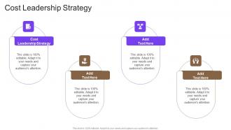 Cost Leadership Strategy In Powerpoint And Google Slides Cpb