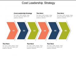 Cost leadership strategy ppt powerpoint presentation icon topics cpb