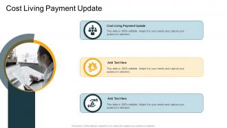 Cost Living Payment Update In Powerpoint And Google Slides Cpb