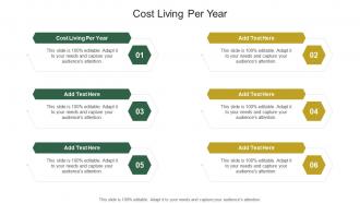 Cost Living Per Year In Powerpoint And Google Slides Cpb