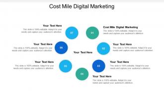 Cost mile digital marketing ppt powerpoint presentation outline inspiration cpb