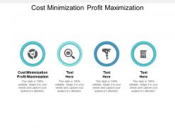 Cost minimization profit maximization ppt powerpoint presentation summary templates cpb
