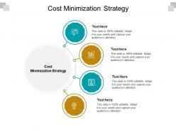 Cost minimization strategy ppt powerpoint presentation ideas icons cpb