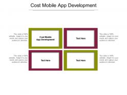 Cost mobile app development ppt powerpoint presentation summary infographics cpb