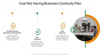 Cost Not Having Business Continuity Plan In Powerpoint And Google Slides Cpb