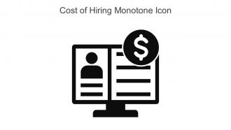 Cost Of Hiring Monotone Icon In Powerpoint Pptx Png And Editable Eps Format
