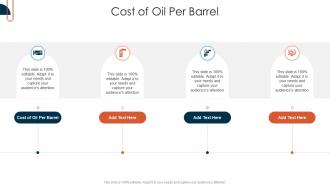 Cost Of Oil Per Barrel In Powerpoint And Google Slides Cpp