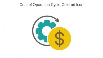Cost Of Operation Cycle Colored Icon In Powerpoint Pptx Png And Editable Eps Format