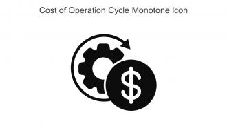 Cost Of Operation Cycle Monotone Icon In Powerpoint Pptx Png And Editable Eps Format