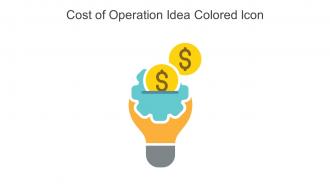 Cost Of Operation Idea Colored Icon In Powerpoint Pptx Png And Editable Eps Format