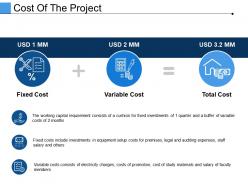 Cost of the project presentation powerpoint