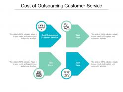 Cost outsourcing customer service ppt powerpoint presentation professional outline cpb
