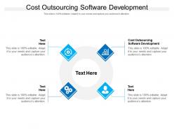 Cost outsourcing software development ppt powerpoint presentation summary pictures cpb