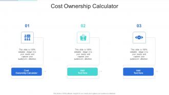 Cost Ownership Calculator In Powerpoint And Google Slides Cpb
