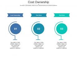 Cost ownership ppt powerpoint presentation outline styles cpb