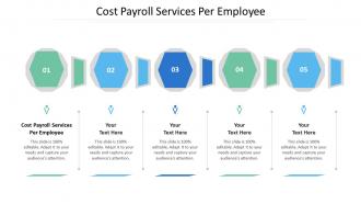 Cost Payroll Services Per Employee Ppt Powerpoint Presentation Gallery Icons Cpb