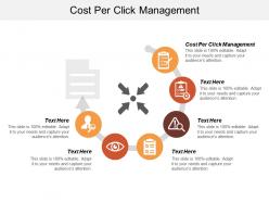 Cost per click management ppt powerpoint presentation icon infographics cpb