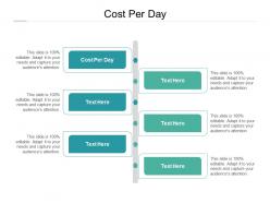 Cost per day ppt powerpoint presentation file icons cpb