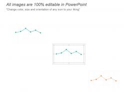 Cost per employee data driven line graph powerpoint templates