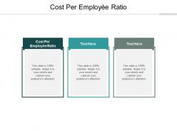 Cost per employee ratio ppt powerpoint presentation show vector cpb
