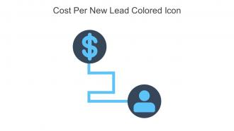 Cost Per New Lead Colored Icon In Powerpoint Pptx Png And Editable Eps Format