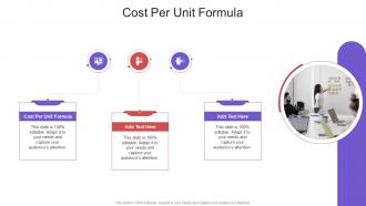 Cost Per Unit Formula In Powerpoint And Google Slides Cpb