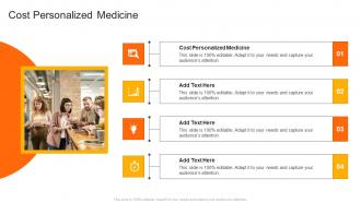 Cost Personalized Medicine In Powerpoint And Google Slides Cpb