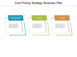 Cost pricing strategy business plan ppt powerpoint presentation model graphics template cpb
