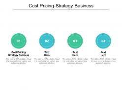 Cost pricing strategy business ppt powerpoint presentation icon diagrams cpb