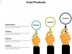 Cost products ppt powerpoint presentation file samples cpb