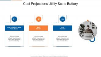 Cost Projections Utility Scale Battery In Powerpoint And Google Slides Cpb