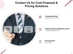 Cost proposal and pricing solutions powerpoint presentation slides