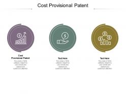 Cost provisional patent ppt powerpoint presentation styles objects cpb