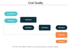 Cost quality ppt powerpoint presentation slides microsoft cpb