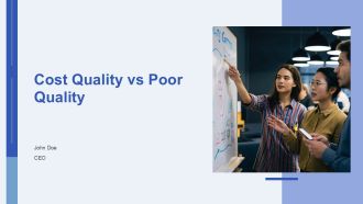 Cost Quality Vs Poor Quality PPT Sample AT