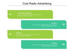 Cost radio advertising ppt powerpoint presentation inspiration clipart images cpb