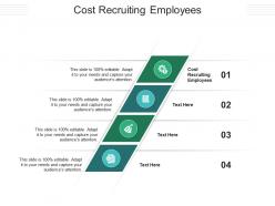 Cost recruiting employees ppt powerpoint presentation outline visual aids cpb