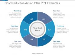 Cost reduction action plan ppt examples