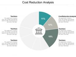 Cost reduction analysis ppt powerpoint presentation infographic template model cpb
