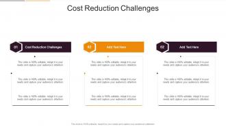 Cost Reduction Challenges In Powerpoint And Google Slides Cpb