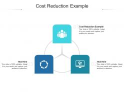 Cost reduction example ppt powerpoint presentation guidelines cpb