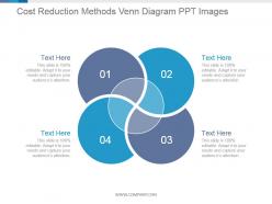 Cost reduction methods venn diagram ppt images