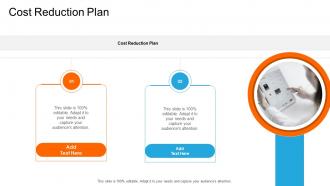 Cost Reduction Plan In Powerpoint And Google Slides Cpb