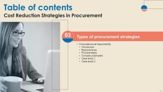 Cost Reduction Strategies In Procurement Strategy CD V Captivating Unique
