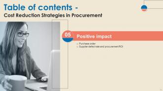 Cost Reduction Strategies In Procurement Strategy CD V Designed Content Ready