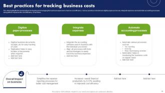 Cost Reduction Techniques For Controlling Business Expenditures Powerpoint Presentation Slides Best Captivating