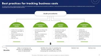 Cost Reduction Techniques For Controlling Business Expenditures Powerpoint Presentation Slides Good Captivating