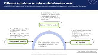 Cost Reduction Techniques For Controlling Business Expenditures Powerpoint Presentation Slides Content Ready Captivating