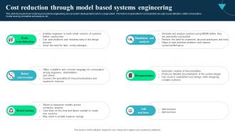 Cost Reduction Through Model Based Systems Integrated Modelling And Engineering